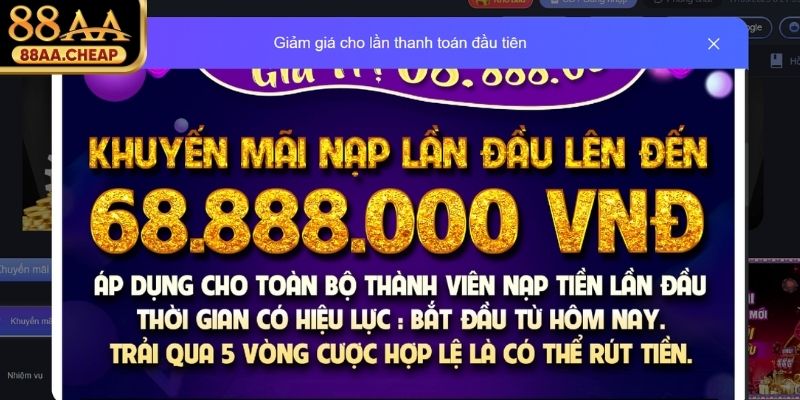 Những điều khoản khi nhận thưởng cho newbie